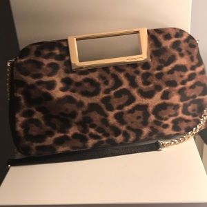 Michael Kors Leopard clutch